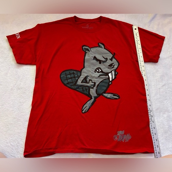 TORONTO RAPTORS 2016 CONFERENCE FINALS FAN GIVEAWAY T-SHIRT LARGE L ANGRY BEAVER - Picture 2 of 6